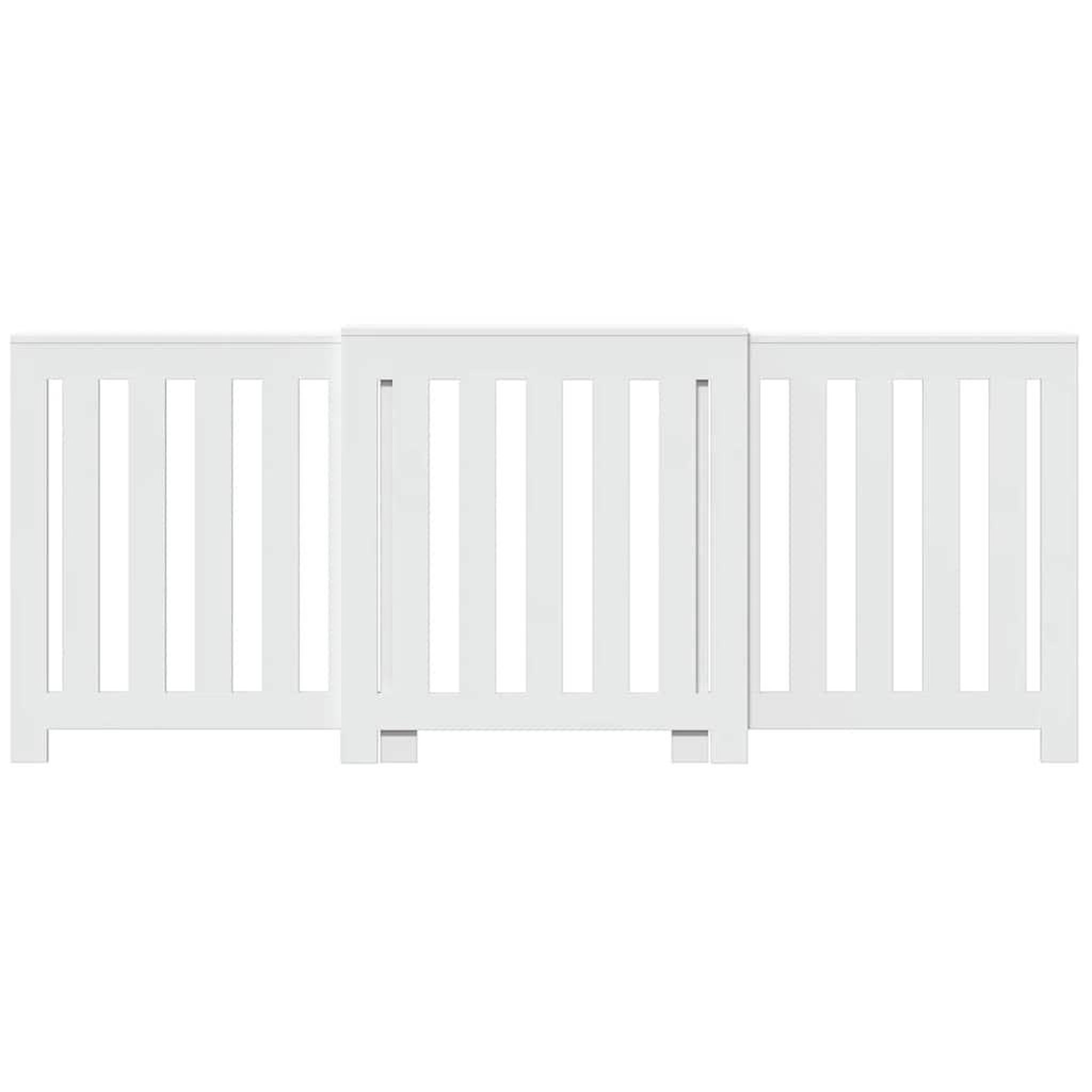 Voir la diapositive 3 : VIDAXL Cache-radiateur blanc 205x21,5x83,5 cm bois d'ingenierie