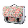 Voir la diapositive 2 : Bagtrotter BAGTROTTER Cartable 38 cm Offshore Grise Fleurs