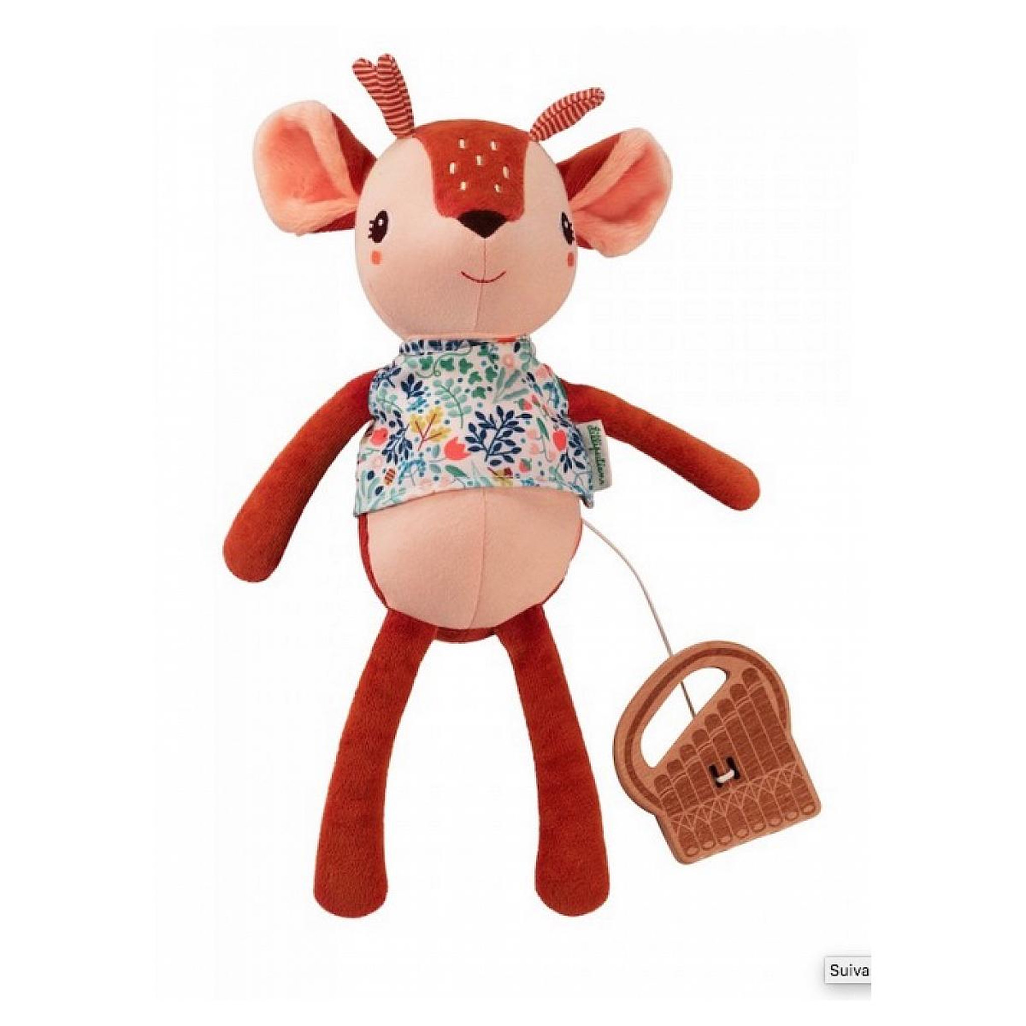 Voir la diapositive 3 : LILLIPUTIENS Stella le faon peluche musical