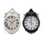 Voir la diapositive 1 : AAAAA Horloge Murale DKD Home Decor Blanc Noir Verre Fer 61 x 6 x 89 cm (2 Unités)