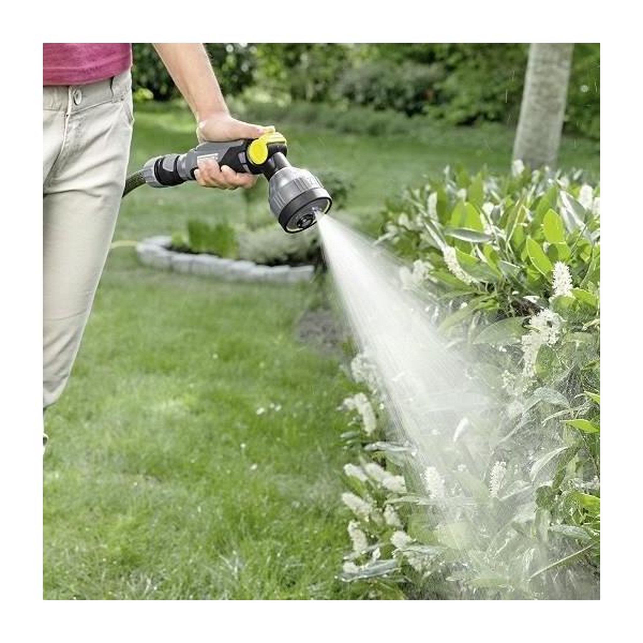 Voir la diapositive 3 : KARCHER Arroseur Pistolet d'arrosage multifonctions en métal Premium - KARCHER - Gris - 4 formes de jet réglables