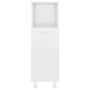 Voir la diapositive 5 : VIDAXL Armoire de salle de bain Blanc brillant Bois d'ingenierie