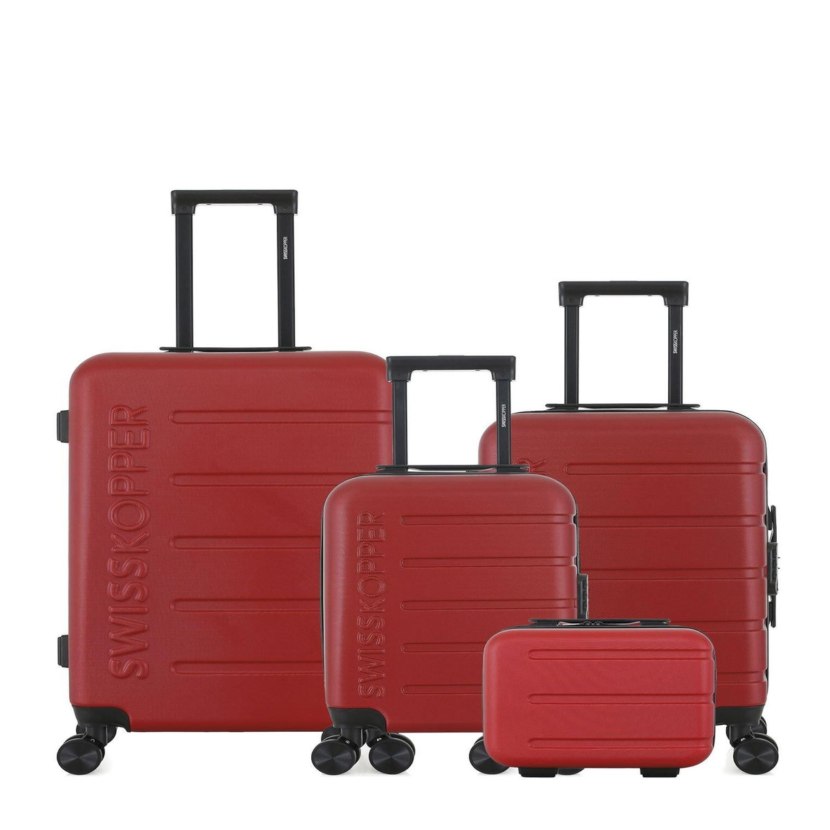 SWISS KOPPER SWISS KOPPER  -  Lot de 4  -  Valise weekend, valise cabine, valise cabine XXS et vanity AIGLE