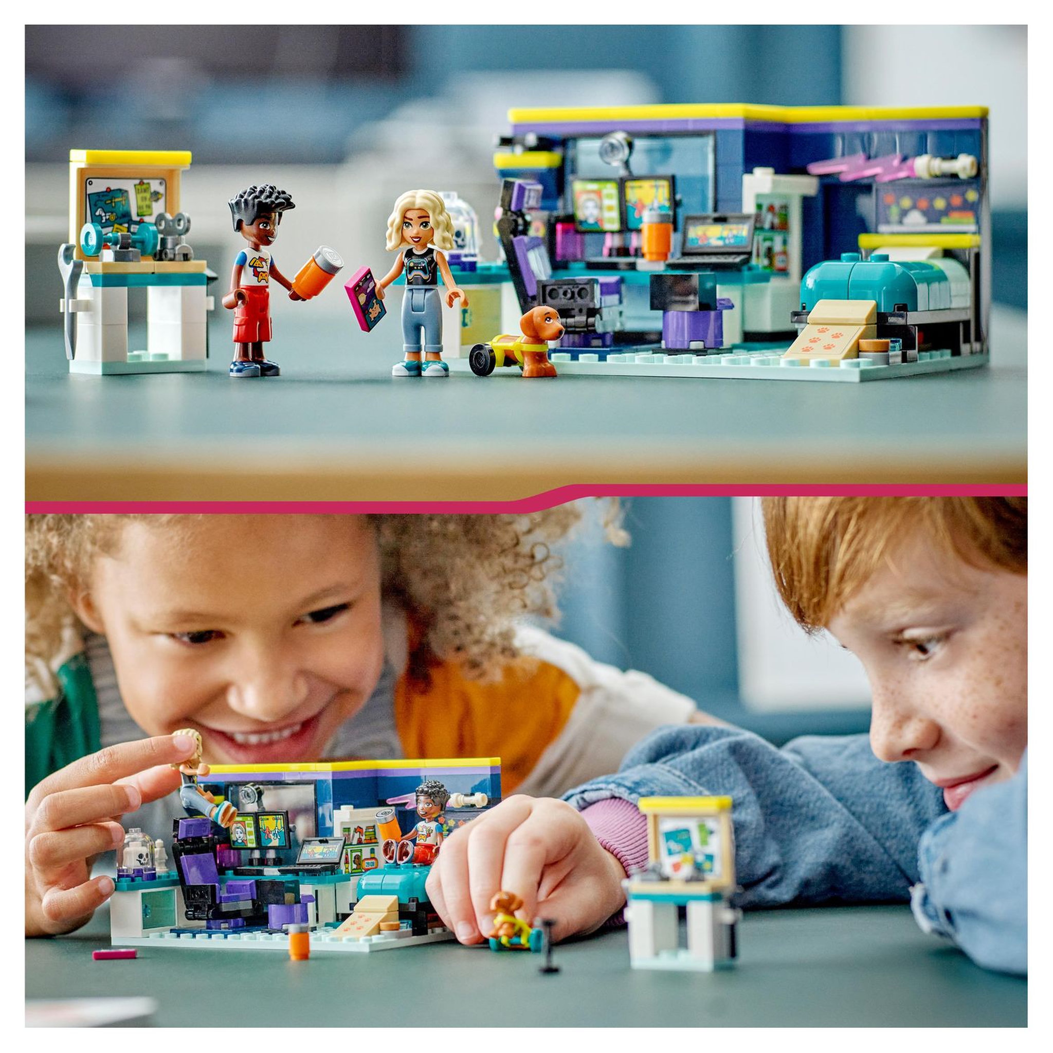 Voir la diapositive 8 : LEGO Friends 41755 La chambre de Nova, Jouet sur le Thème du Gaming, à Collectionner avec la Mini-Poupée 2023 Zac et Chien Pickle