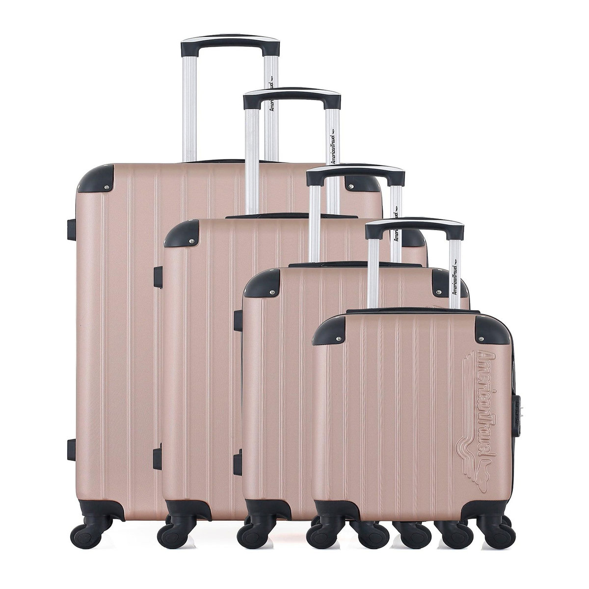 AMERICAN TRAVEL AMERICAN TRAVEL - Set de 4 Valises BUDAPEST-M 75 cm 4 Roues