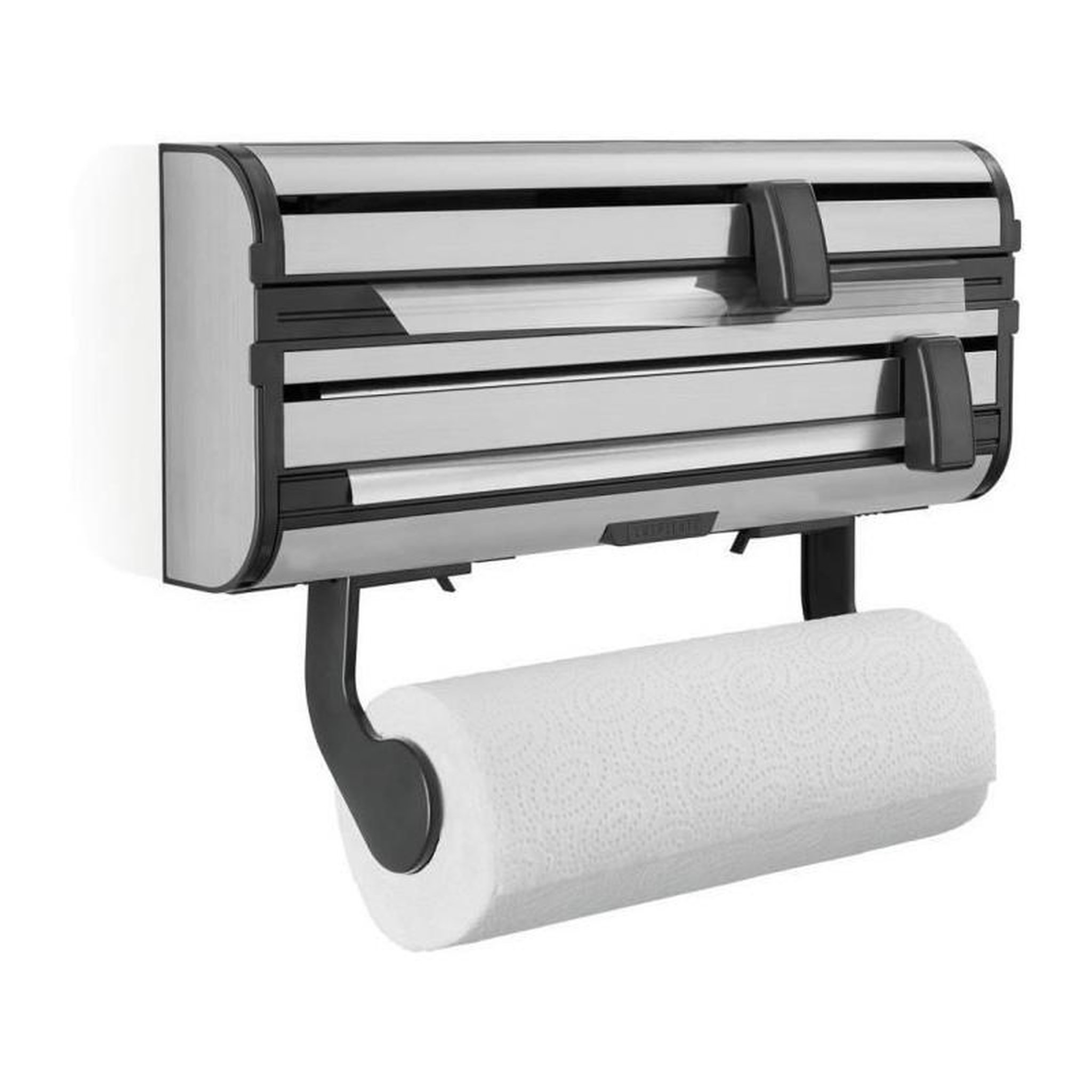 Leifheit LEIFHEIT Distributeur essuie tout papier aluminium film Parat Royal 25793 Leifheit devidoir mural pratique 3 rouleaux lames tran