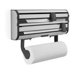 Leifheit LEIFHEIT Distributeur essuie tout papier aluminium film Parat Royal 25793 Leifheit devidoir mural pratique 3 rouleaux lames tran