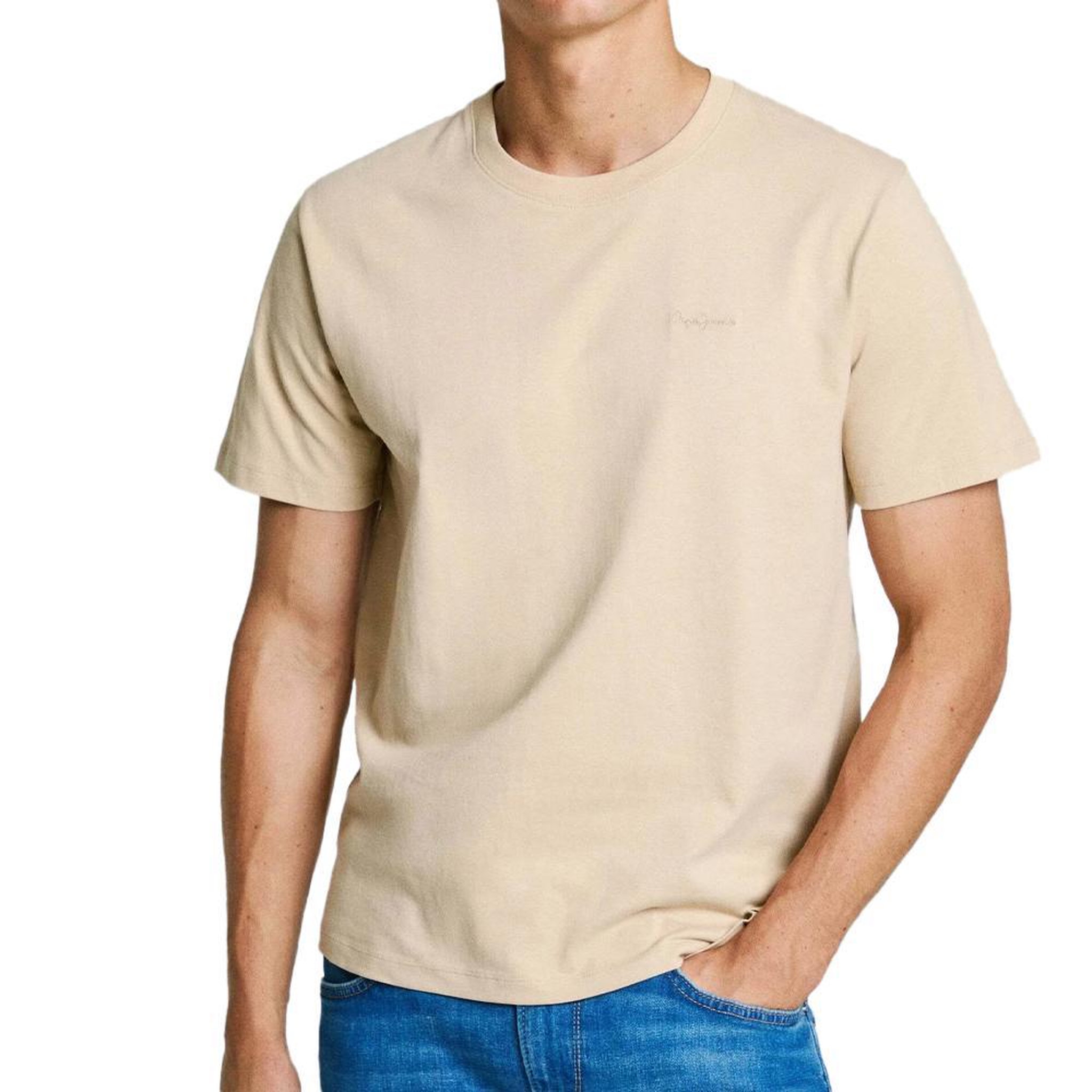 Pepe Jeans T-shirt Beige Homme Pepe jeans Connor. Coloris disponibles : Beige