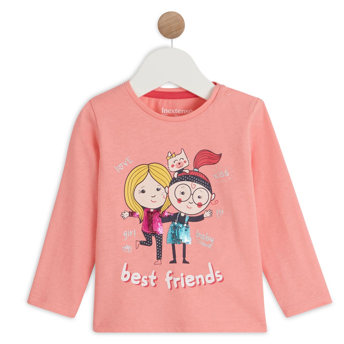 INEXTENSO T-shirt manches longues bébé fille