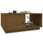 Voir la diapositive 4 : VIDAXL Table basse Marron miel 80x50x35,5 cm Bois massif de pin