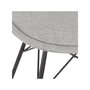 Voir la diapositive 6 : Paris Prix Chaise Design  Aliba  83cm Gris & Noir