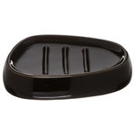 FIVE Porte Savon  Galet  12cm Noir