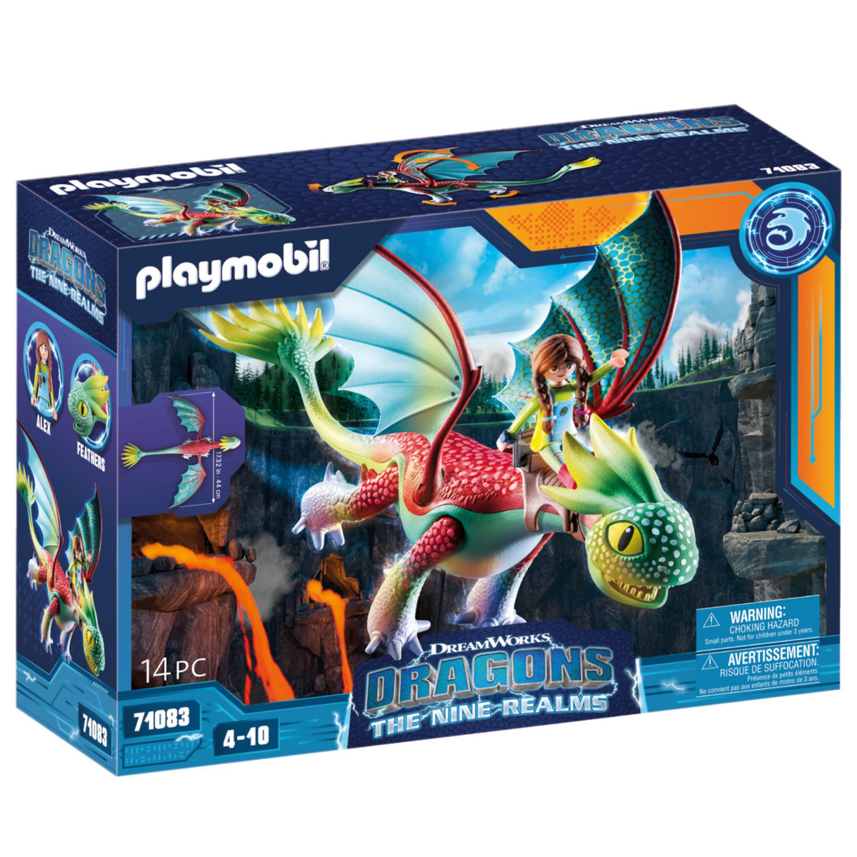 PLAYMOBIL 71083 - Dragons Nine Realms Feathers & Alex