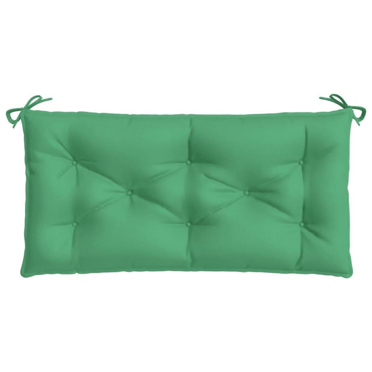 VIDAXL Coussins de banc jardin lot de 2 vert 100x50x7 cm tissu Oxford