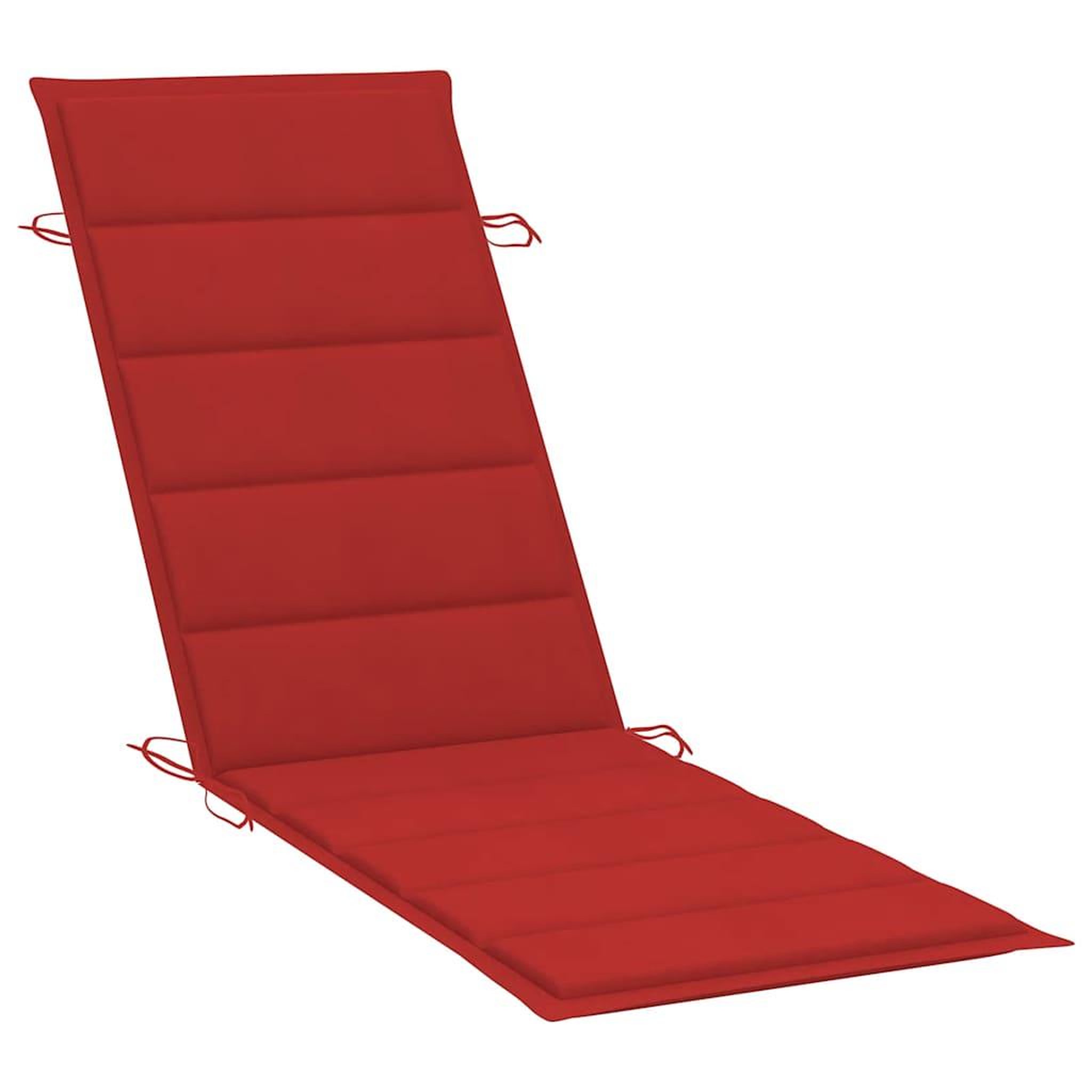 Voir la diapositive 5 : VIDAXL Chaise longue de jardin avec table et coussin Bois d'acacia