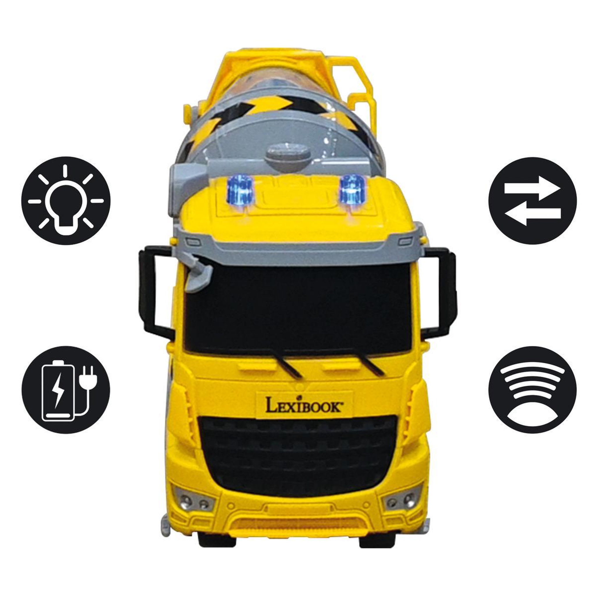 Voir la diapositive 2 : Lexibook Crosslander PRO Malaxeur de chantier télécommandé