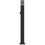 Voir la diapositive 5 : VIDAXL Lampadaires d'exterieur avec sortie 3 pcs noir 110 cm aluminium