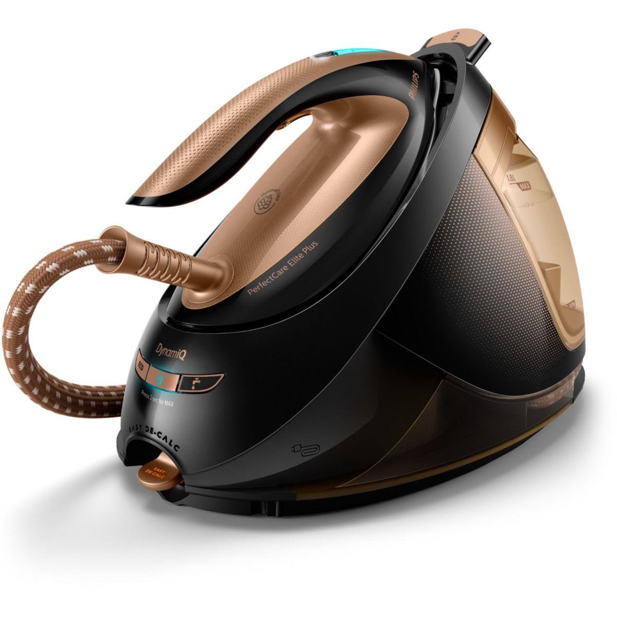 Philips Centrale vapeur gc9682/80 noir et doré 1,8l