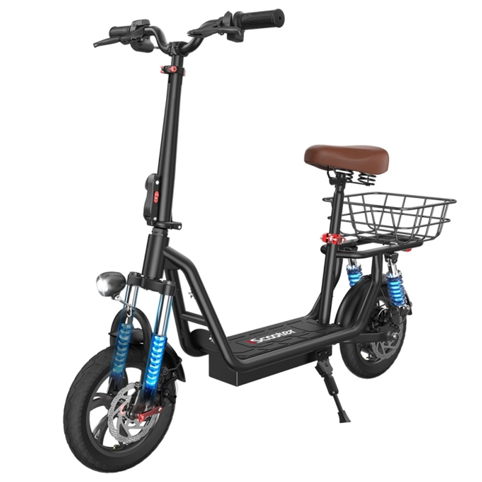 Voir la diapositive 2 : ISCOOTER iScooter i12 Trottinette électrique urbaine, 500 W, 36 V 7,5 Ah, 25 km/h, pneus de 12 pouces