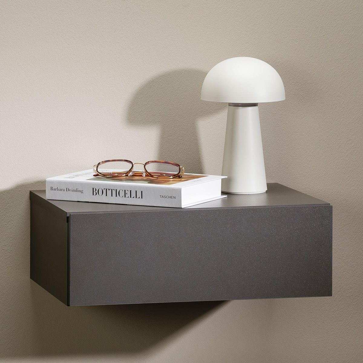 IDIMEX Chevet suspendu OCEANE, en bois