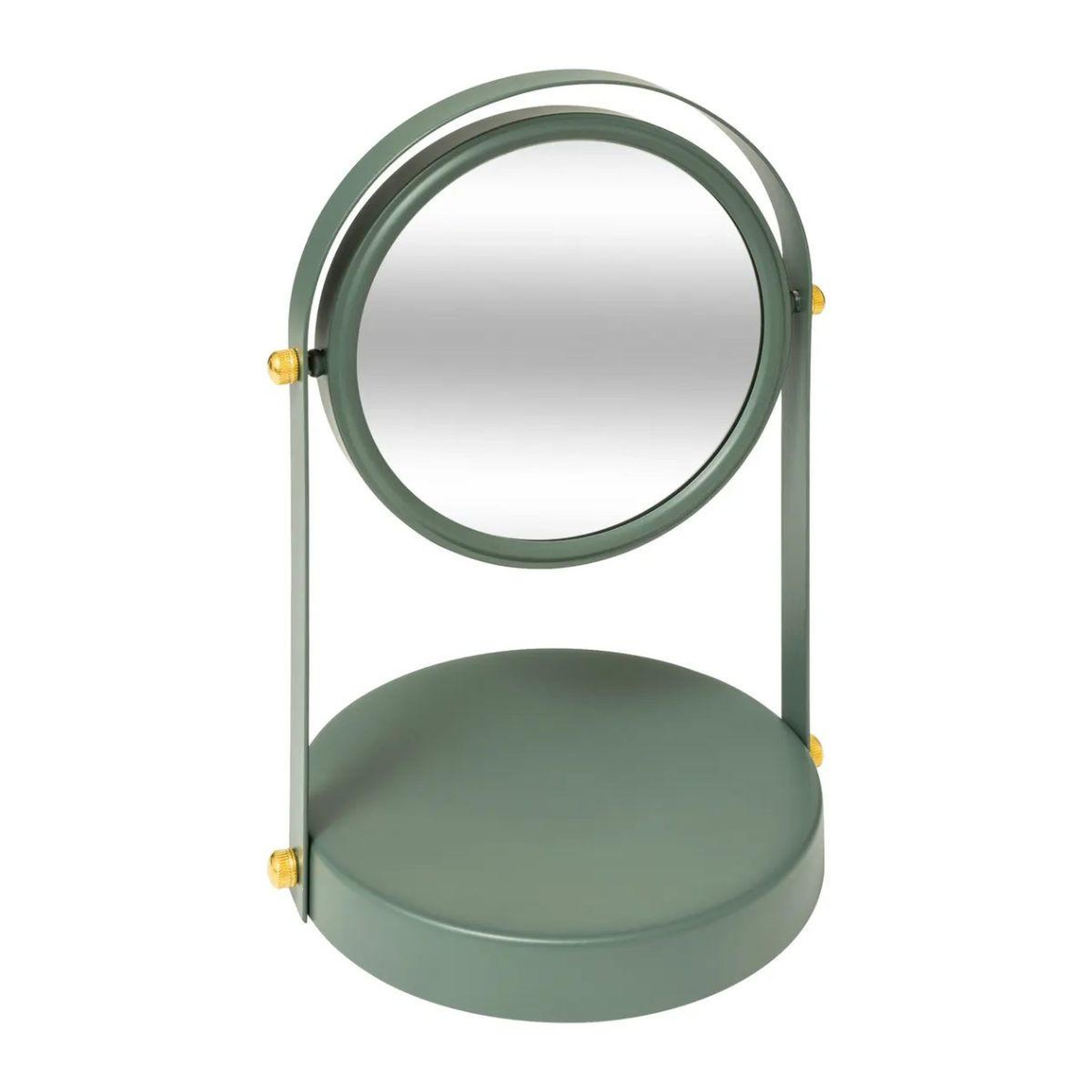 FIVE Miroir pivotant grossissant  duo  26cm vert
