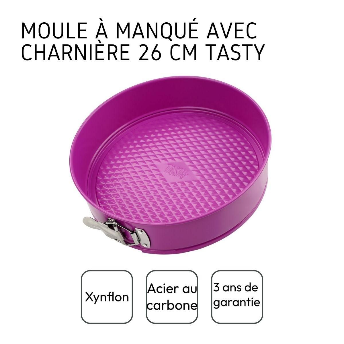 TASTY Moule à manqué à charnière 26 cm Tasty Pâtisserie