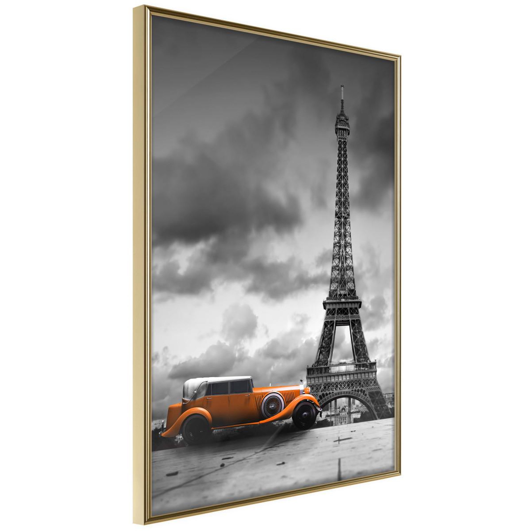 Voir la diapositive 1 : Paris Prix Affiche murale encadrée  under the eiffel tower