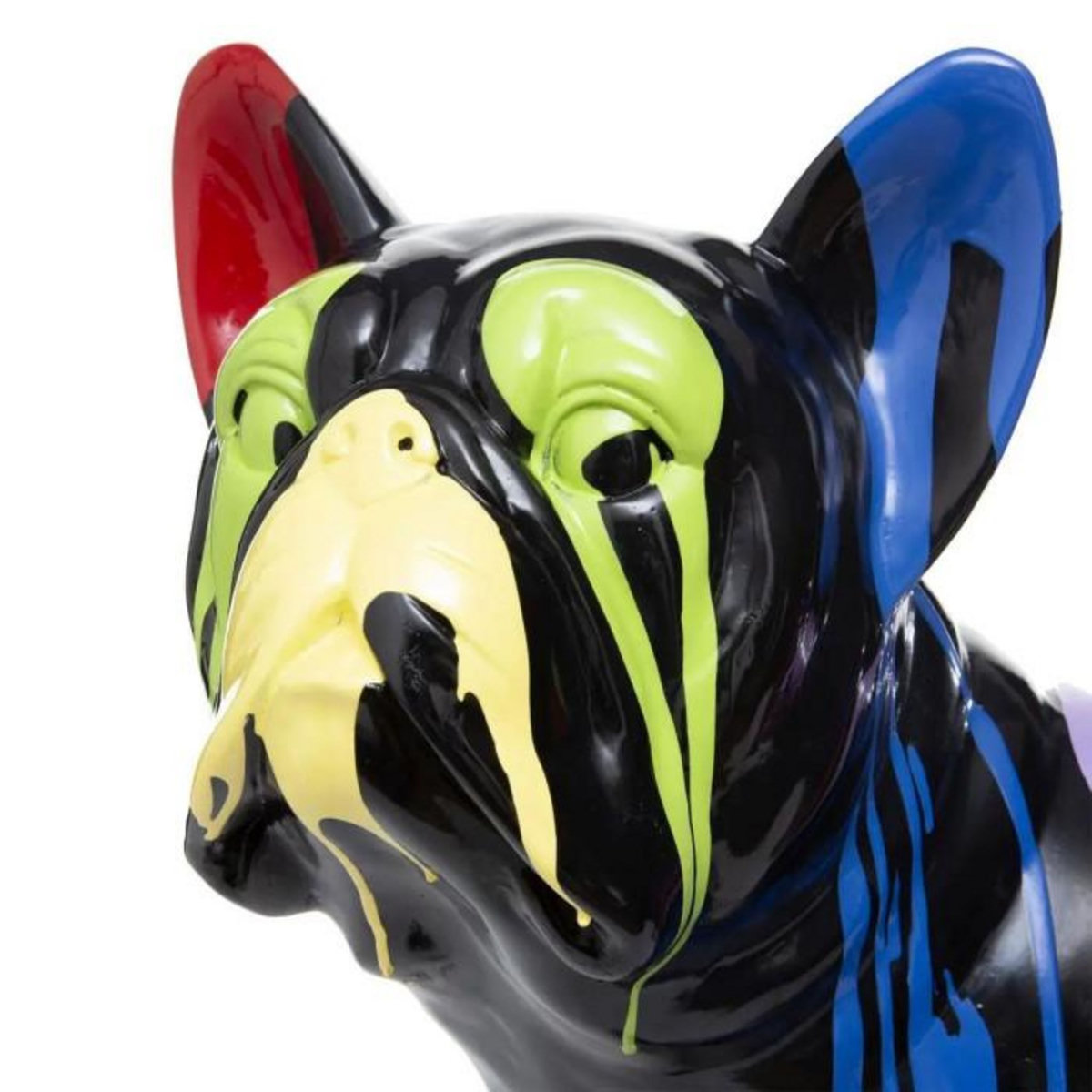 ATMOSPHERA Statuette Déco Chien  Trash  58cm Noir