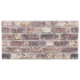 Voir la diapositive 2 : VIDAXL Panneaux muraux 3D 10 pcs marron fonce 100x50 cm EPS