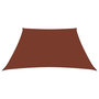 Voir la diapositive 2 : VIDAXL Voile de parasol Tissu Oxford trapeze 2/4x3 m Terre cuite
