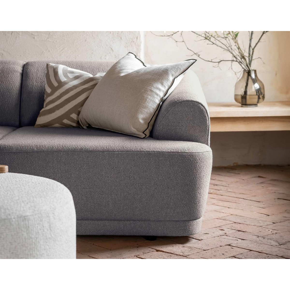 BEST MOBILIER Siena - canapé d'angle gauche - 5 places - en tissu