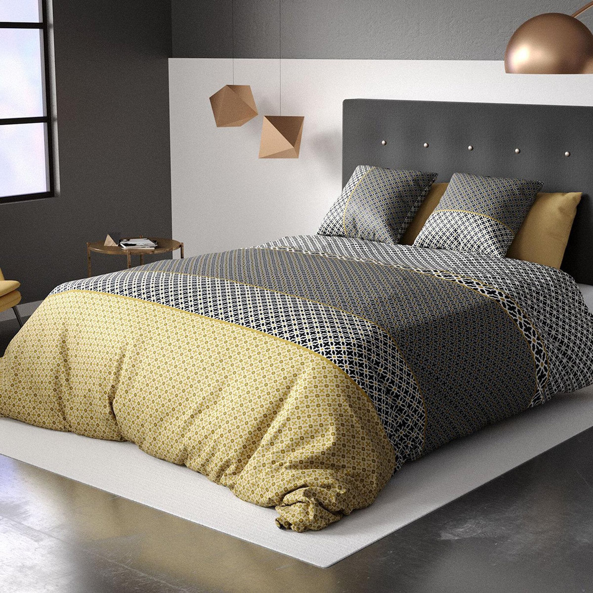 Les Ateliers du Linge Parure Housse De Couette 100% Coton 57fils- Beho