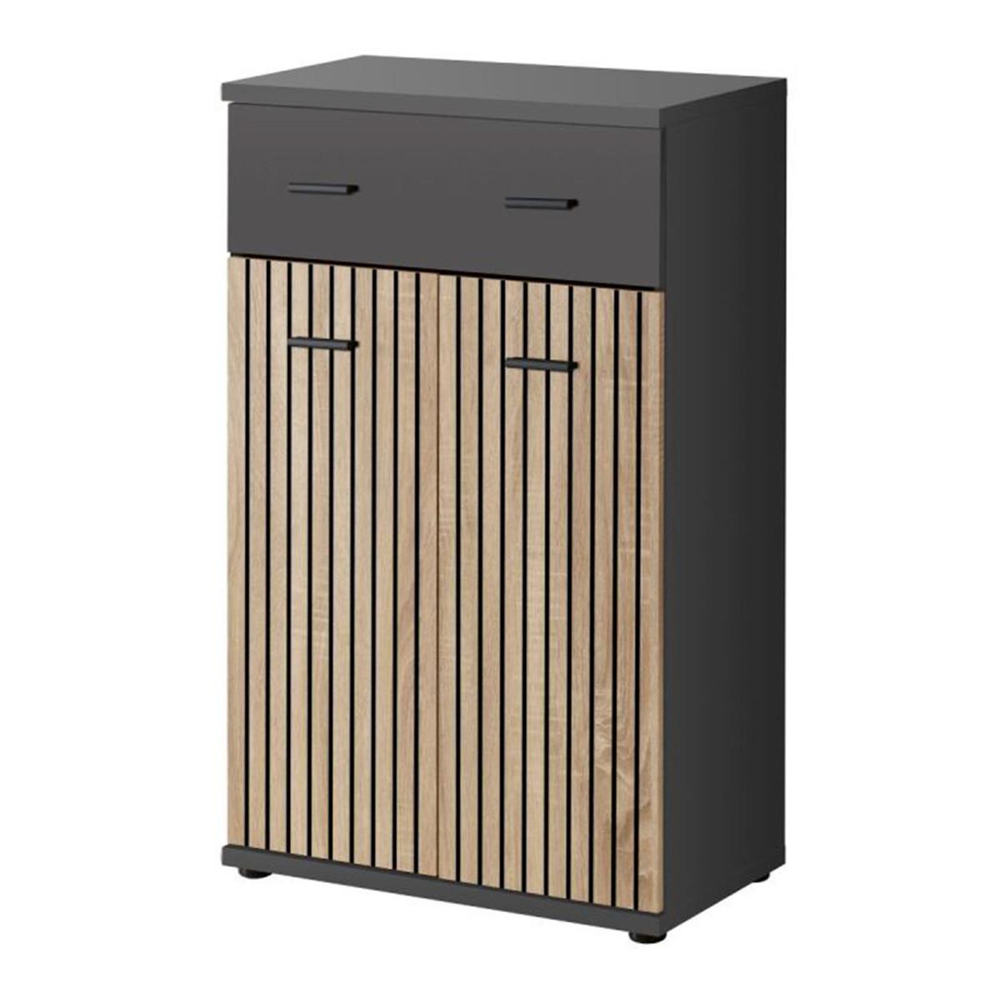 Paris Prix Meuble de rangement  marco  96cm naturel & gris