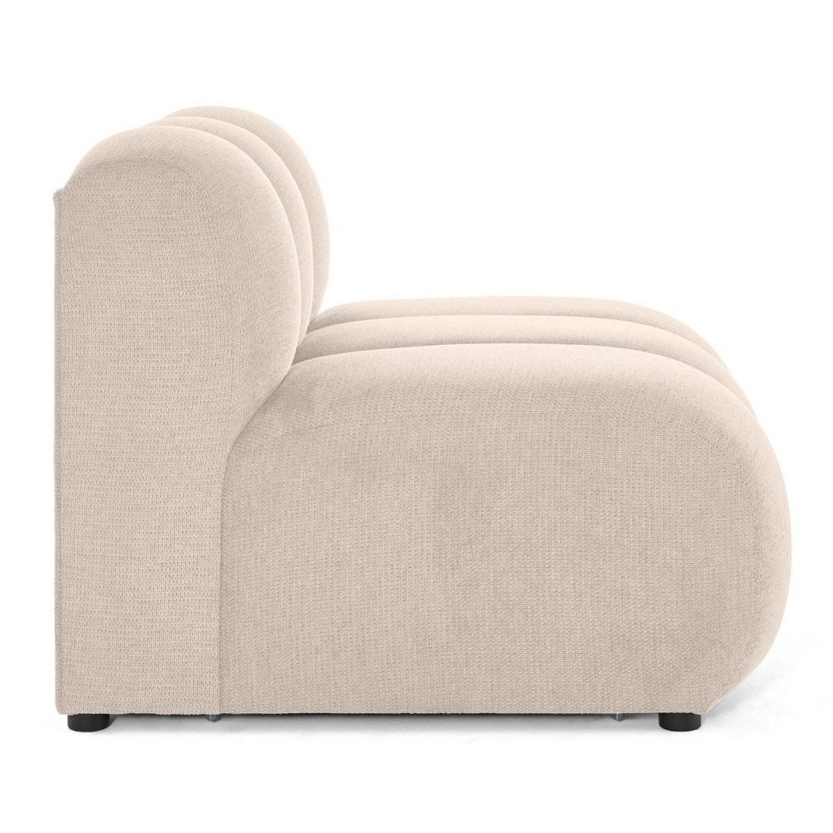 LISA DESIGN Debbie - module d'assise en tissu texturé