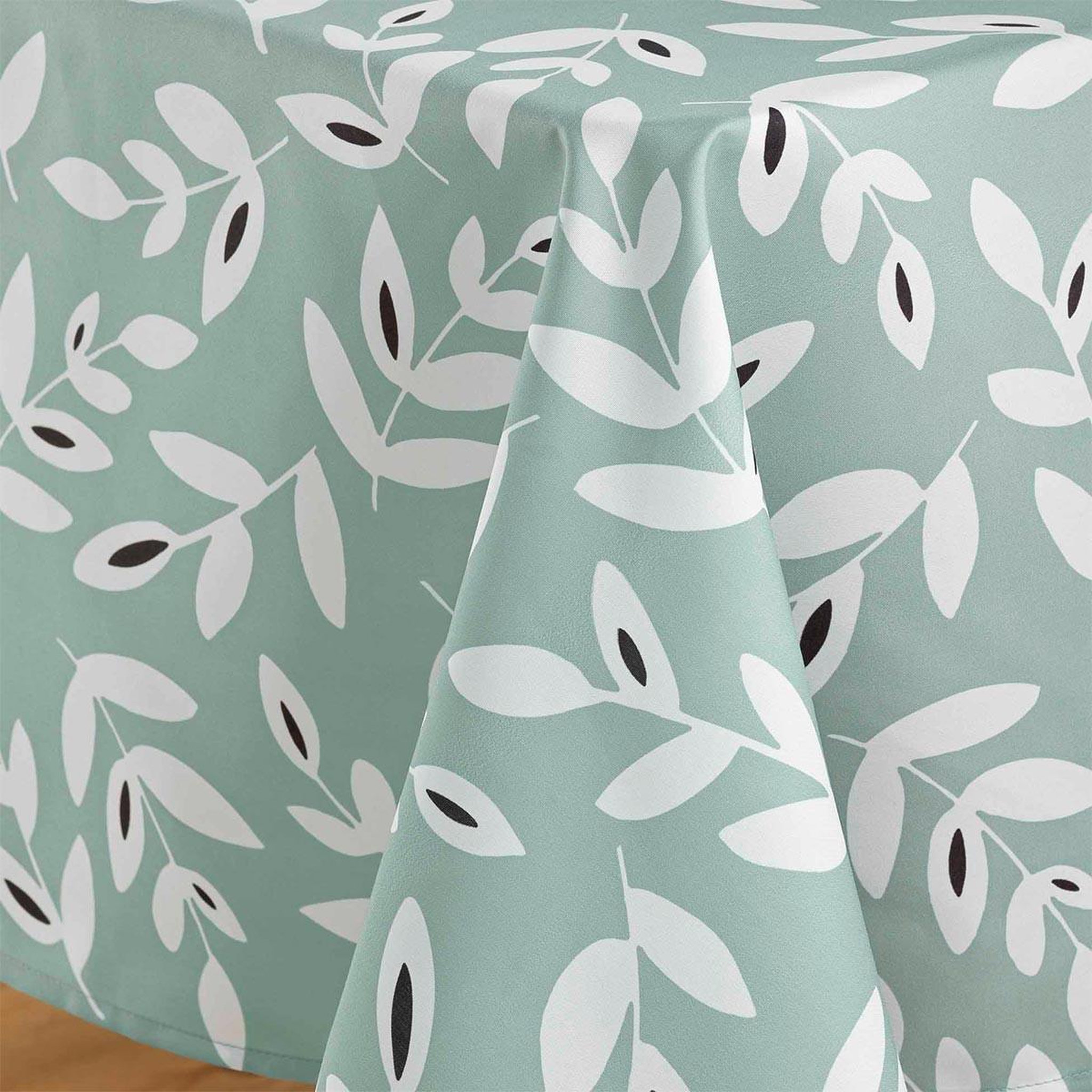 Voir la diapositive 3 : Douceur d'Intérieur Nappe en microfibre  bellys  140x240cm sauge