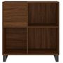 Voir la diapositive 4 : VIDAXL Armoire a disques chene marron 84,5x38x89 cm bois d'ingenierie