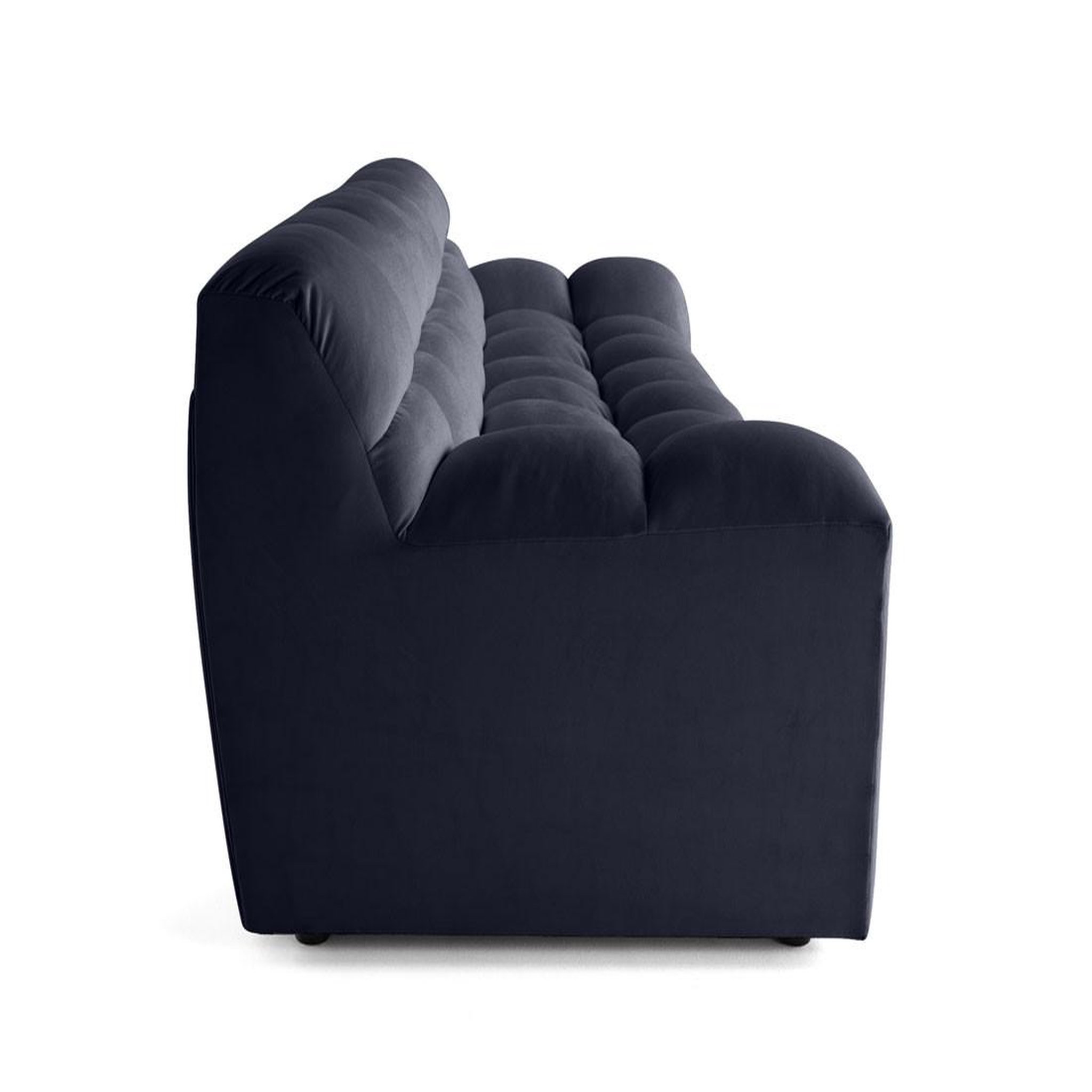 Voir la diapositive 6 : LISA DESIGN Napoli - canapé droit 4 places - en velours