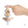 Voir la diapositive 4 : WOWEE Fingerlings Glitter Singe Blanc Intéractif