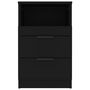 Voir la diapositive 4 : VIDAXL Tables de chevet 2 pcs Noir Bois d'ingenierie