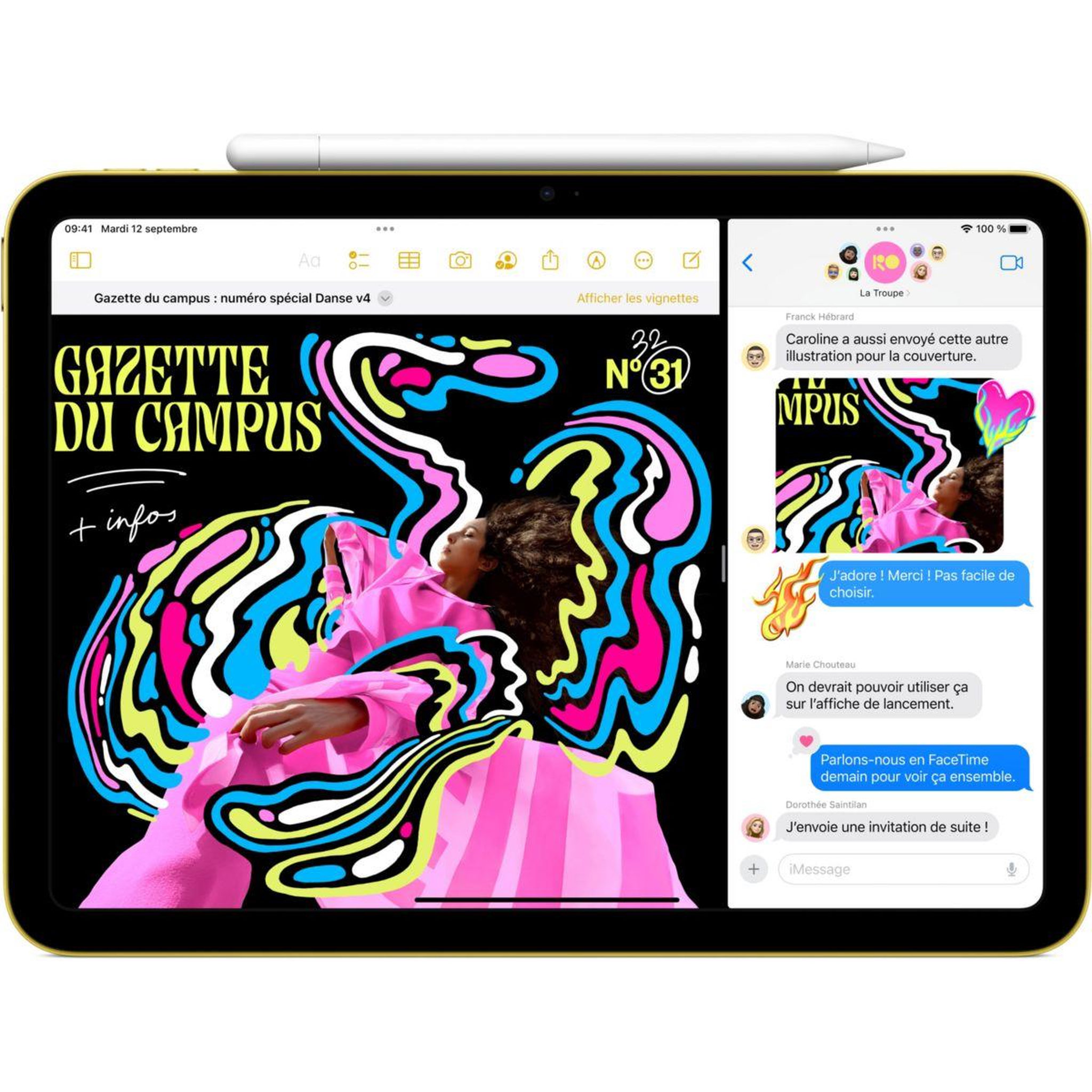 Voir la diapositive 5 : APPLE Tablette Apple 10.9 64Go Bleu
