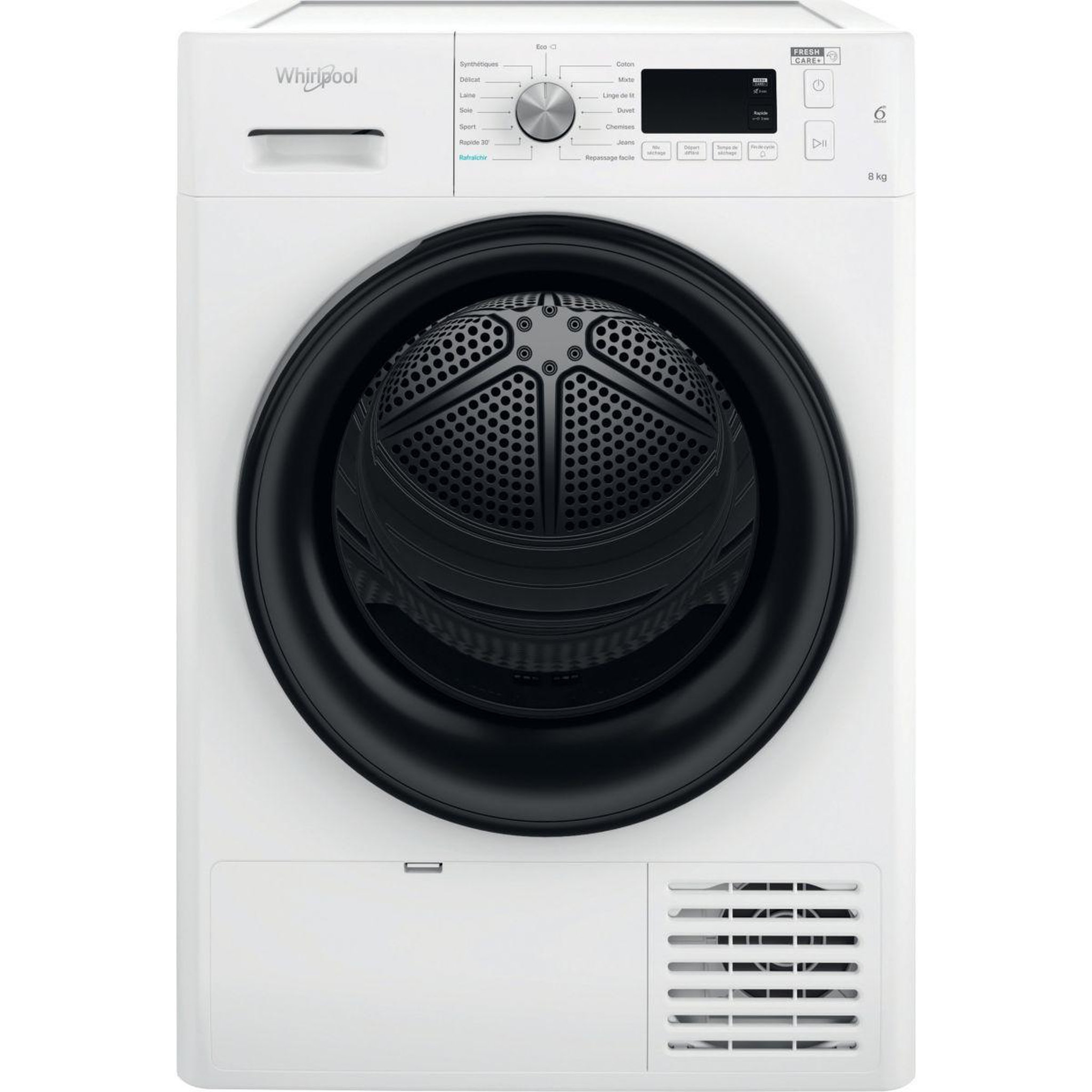 Voir la diapositive 1 : Whirlpool Sèche linge à condensation FFTBCM118XBFR