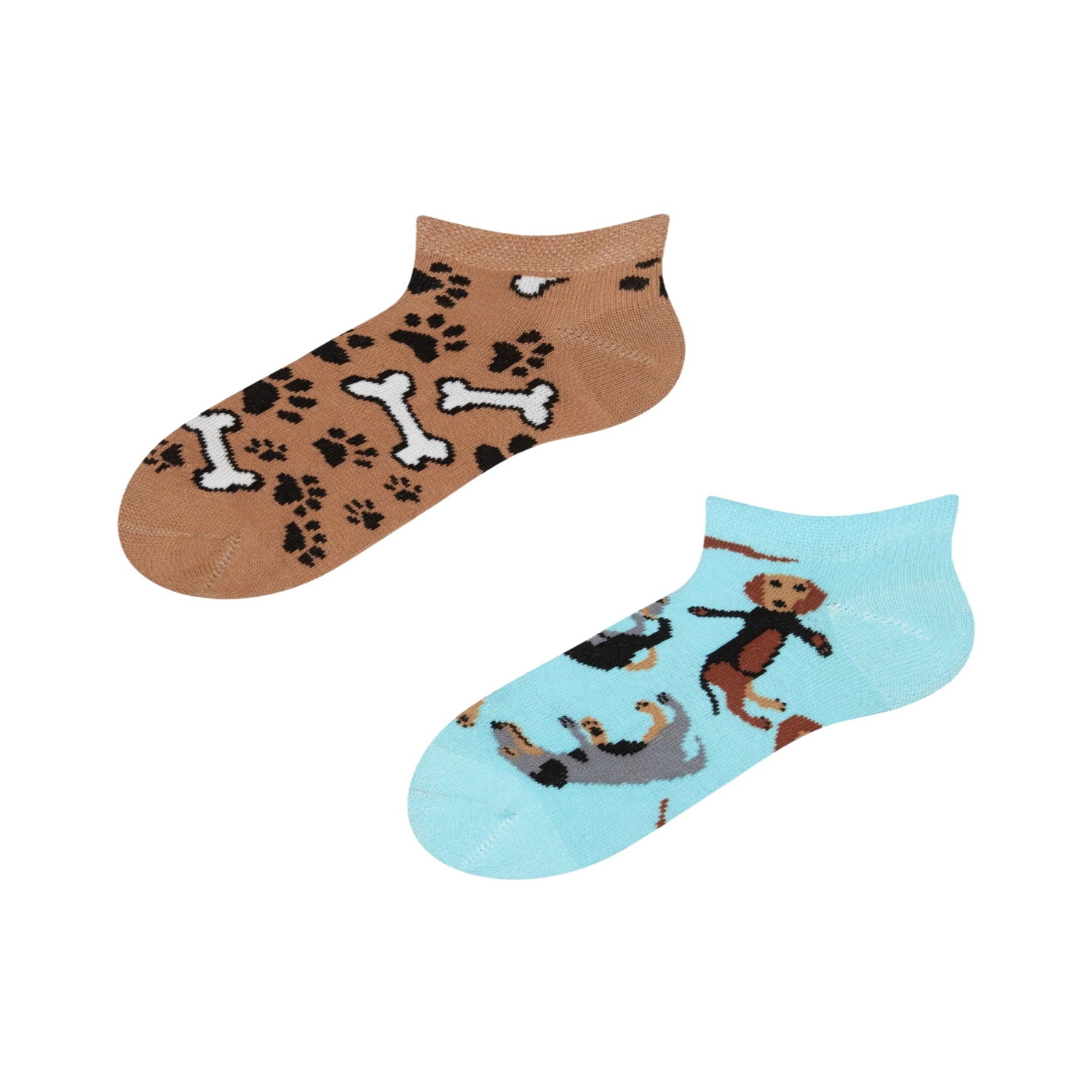 DEDOLES Socquettes enfants teckel. Coloris disponibles : Multicolore