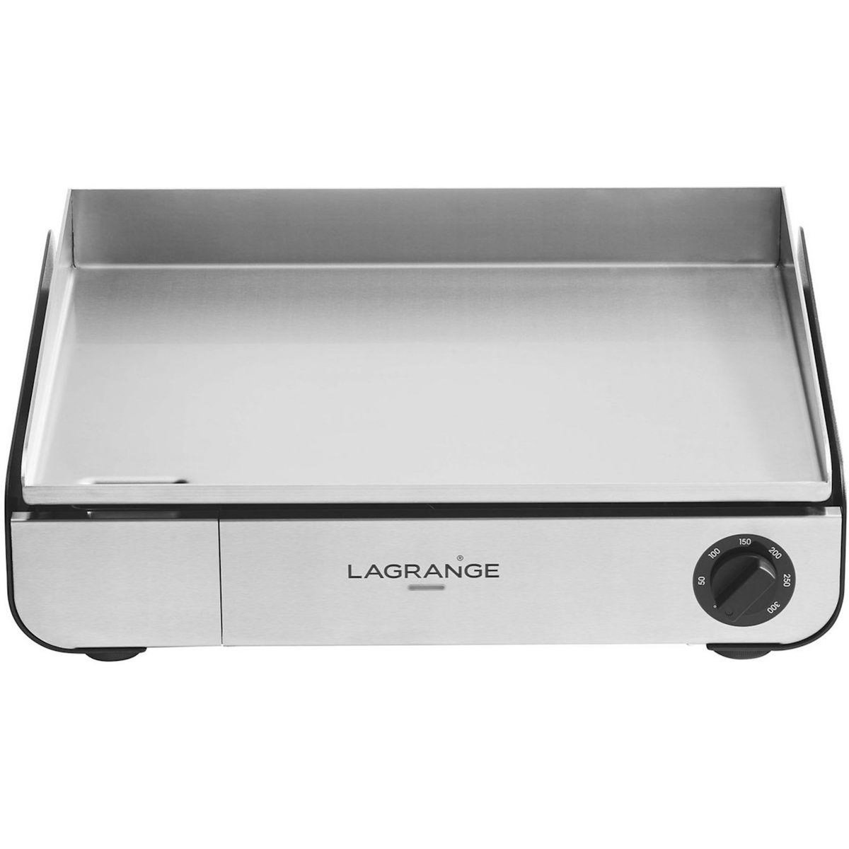 LAGRANGE Plancha électrique Pro 50M noir à poser, 50x40 cm + kit d'accessoires