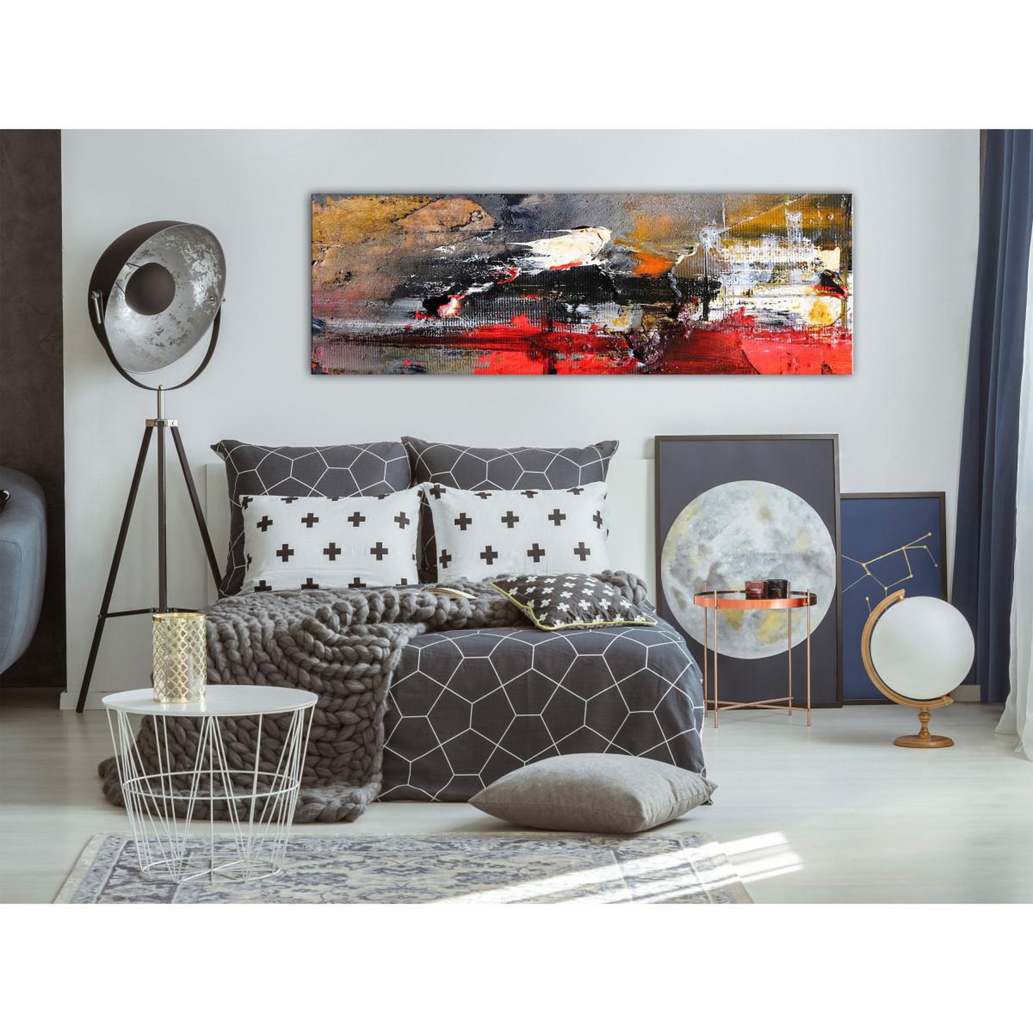 Voir la diapositive 2 : Paris Prix Tableau Imprimé  Fiery Rush Narrow