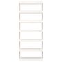 Voir la diapositive 5 : VIDAXL Bibliotheque/Separateur de piece Blanc 80x30x199,5cm Pin massif