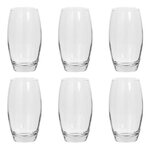 SECRET DE GOURMET Lot de 6 Gobelets Hauts  Cesari'Eau  51cl Transparent