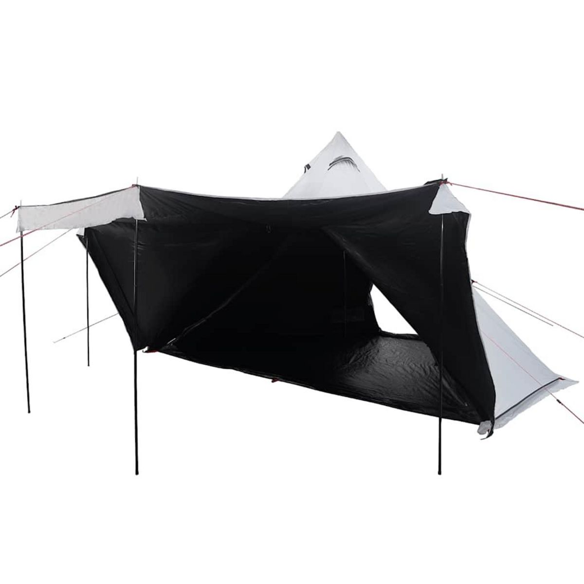 VIDAXL Tente familiale tipi 6 personnes tissu occultant impermeable