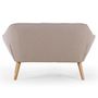 Voir la diapositive 4 : Paris Prix Canapé 2 Places Scandinave  Taone  128cm Beige