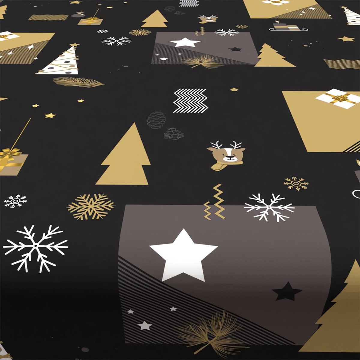 SOLEIL D'OCRE Nappe anti-tâches SAPIN, par Soleil d'Ocre