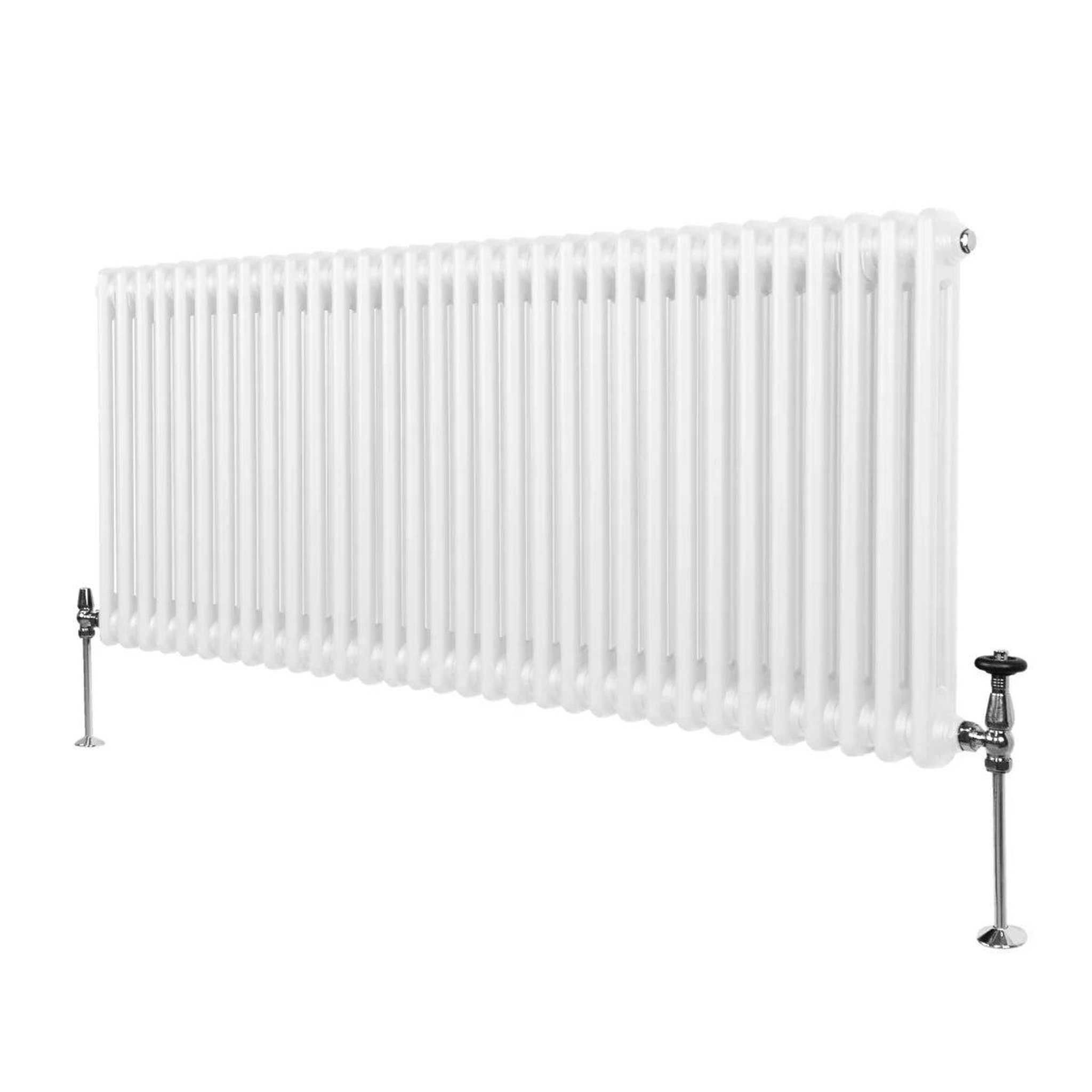 MONSTERSHOP Radiateur traditionnel à 2 colonnes – 600 x 1462 mm. Coloris disponibles : Noir, Gris, Blanc